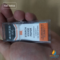 Giấy thử nghiệm tinh bột kali iodua nhận biết các chất oxi hóa của dung dịch