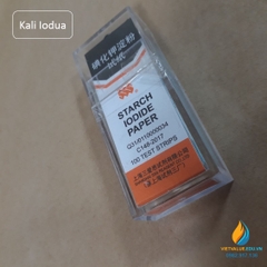 Giấy thử nghiệm tinh bột kali iodua nhận biết các chất oxi hóa của dung dịch