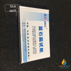 Giấy quỳ xanh đo độ PH của dung dịch, tệp 100 miếng, giấy đo độ PH