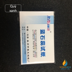 Giấy quỳ xanh đo độ PH của dung dịch, tệp 100 miếng, giấy đo độ PH