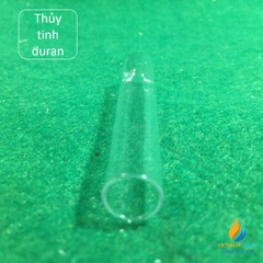 Ống nghiệm thủy tinh Duran cỡ nhỏ, chịu nhiệt tốt