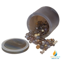 Hộp đựng bi mã não dung tích 50ml, hiệu quả nghiền cao, lọ mã não phòng thí nghiệm