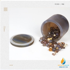 Hộp đựng bi mã não dung tích 50ml, hiệu quả nghiền cao, lọ mã não phòng thí nghiệm