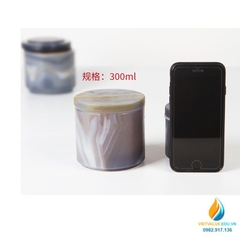 Hộp đựng bi mã não dung tích 400ml, hiệu quả nghiền cao, lọ mã não phòng thí nghiệm