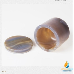 Hộp đựng bi mã não dung tích 250ml, hiệu quả nghiền cao, lọ mã não phòng thí nghiệm