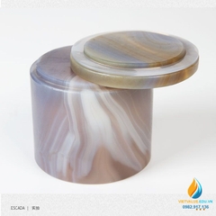 Hộp đựng bi mã não dung tích 250ml, hiệu quả nghiền cao, lọ mã não phòng thí nghiệm