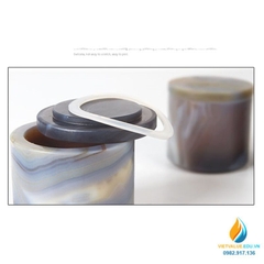 Hộp đựng bi mã não dung tích 250ml, hiệu quả nghiền cao, lọ mã não phòng thí nghiệm
