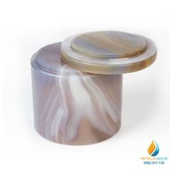 Hộp đựng bi mã não dung tích 300ml, hiệu quả nghiền cao, lọ mã não phòng thí nghiệm