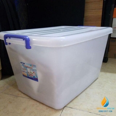 Thùng nhựa có nắp, dung tích 30 lít, thùng nhựa đựng dụng cụ, mẫu vật