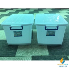 Thùng nhựa có nắp, dung tích 30 lít, thùng nhựa đựng dụng cụ, mẫu vật