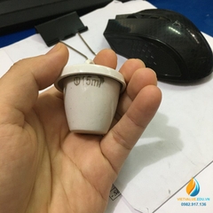 Chén sứ nung 15ml có nắp, chịu nhiệt cao