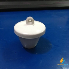 Chén sứ nung 15ml có nắp, chịu nhiệt cao