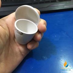 Chén sứ nung 15ml có nắp, chịu nhiệt cao