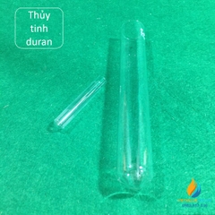 Ống nghiệm thủy tinh Duran cỡ nhỏ, chịu nhiệt tốt
