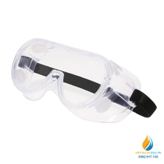Kính bảo vệ mắt khỏi hóa chất, bụi bẩn, va đập, nhựa PVC  màu trong suốt