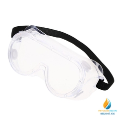 Kính bảo vệ mắt khỏi hóa chất, bụi bẩn, va đập, nhựa PVC  màu trong suốt