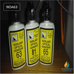 Keo UV cực tím NOA63 Norland UV, keo dán quang học NOA63 Mỹ