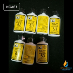 Keo UV cực tím NOA63 Norland UV, keo dán quang học NOA63 Mỹ
