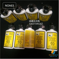 Keo UV cực tím NOA63 Norland UV, keo dán quang học NOA63 Mỹ