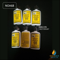 Keo UV cực tím NOA68 Norland UV, keo dán quang học NOA68 Mỹ