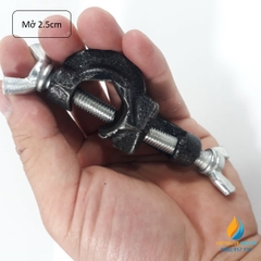 Bọ kẹp chữ thập, kẹp chữ thập sắt độ bền cao, kẹp cho giá đỡ thí nghiệm