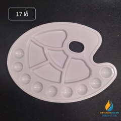Khay đựng màu vẽ 17 lỗ màu