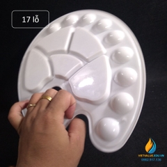 Khay đựng màu vẽ 17 lỗ màu