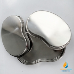 Khay hạt đậu, Inox 304 không gỉ, kích thước 215x140x25 mm, khay Inox y tế