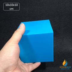 Khối lập phương cạnh 10cm, nghiên cứu thể tích hình học toán học