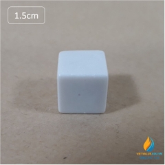 Xúc xắc trắng, xúc xắc thực hành stem cho học sinh, cạnh 1.5cm khối lập phương