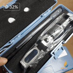 Khúc xạ kế FXP012 đo nồng độ đường  0-32%, tự đồng bù nhiệt ATC