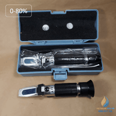 Máy đo khúc xạ cầm tay FXP018 đo độ ngọt 0-80%, tự đồng bù nhiệt ATC