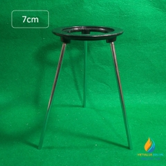 Kiềng đun cho đèn bunsen, kích thước đường kính mâm 7cm, cao 20cm