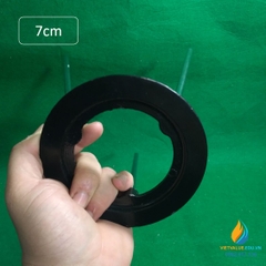 Kiềng đun cho đèn bunsen, kích thước đường kính mâm 7cm, cao 20cm