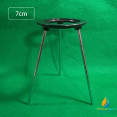 Kiềng đun cho đèn bunsen, kích thước đường kính mâm 7cm, cao 20cm