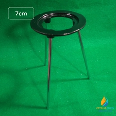 Kiềng đun cho đèn bunsen, kích thước đường kính mâm 7cm, cao 20cm