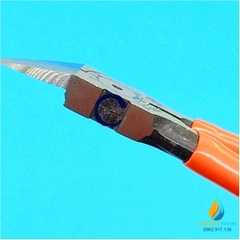 Kìm cắt dây điện lưỡi xiên, độ cứng cao, chều dài 6inch, cán bọc nhựa