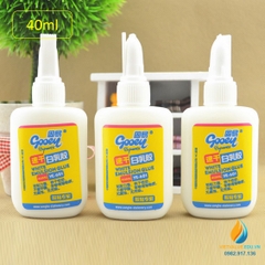 Lọ keo dán gỗ, linh kiện điện tử YE601 khô nhanh dung tích 40ml, 40 gam