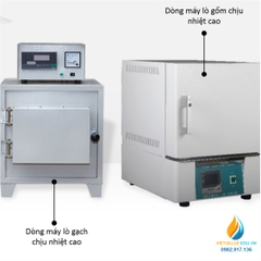 Lò nung thí nghiệm model SX2-2.5-10LT nhiệt độ nung 1000 ℃, 2.5kW lò sợi gốm