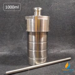 Lò phản ứng thủy nhiệt áp suất cao, dung tích 1000ml, thép không gỉ