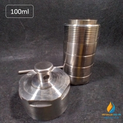 Lò phản ứng thủy nhiệt áp suất cao, dung tích 100ml, thép không gỉ