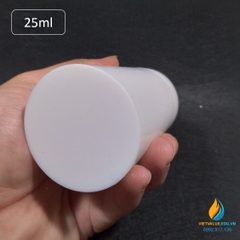 Lõi PTFE bể thủy nhiệt 25ml, lõi lò phản ứng hấp nhiệt thủy lực 25ml nhựa PTFE