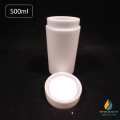 Lõi PTFE bể thủy nhiệt 500ml, lõi lò phản ứng hấp nhiệt thủy lực 500ml nhựa PTFE