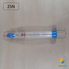 Lực kế lò xo đo độ lớn của lực, giới hạn đo 25N, lực kế cơ học thí nghiệm