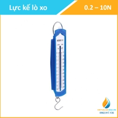 Lực kế lò xo dùng trong thí nghiệm cơ học, giới hạn đo 10N