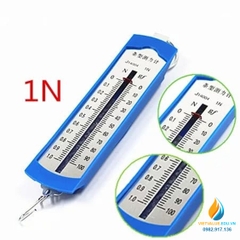 Lực kế lò xo dùng trong thí nghiệm cơ học, giới hạn đo 1N