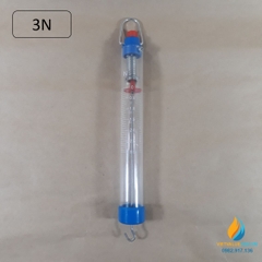Lực kế lò xo đo độ lớn của lực, giới hạn đo 3N, lực kế cơ học thí nghiệm