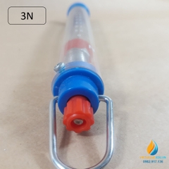 Lực kế lò xo đo độ lớn của lực, giới hạn đo 3N, lực kế cơ học thí nghiệm
