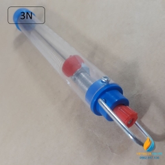 Lực kế lò xo đo độ lớn của lực, giới hạn đo 3N, lực kế cơ học thí nghiệm