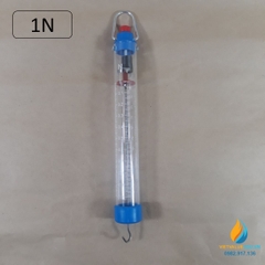 Lực kế lò xo, khung tròn, thí nghiệm cơ học, giới hạn đo 1N